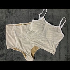 Kortni Jeane NWOT swimsuit- top-s- bottoms- m-